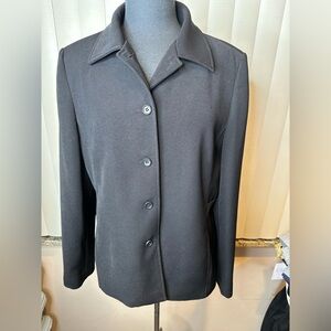 Rafael Vintage Classic Black Women's Jacket Blazer Size 14